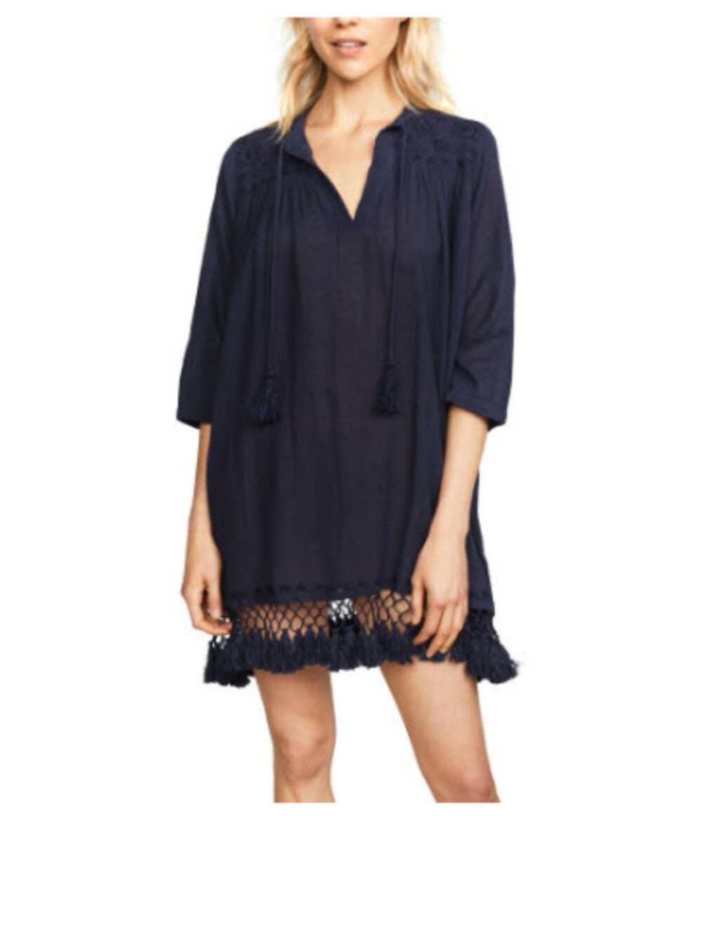 Womens Roller Rabbit Navy Blue (Item- 217) Lucknow Serafina Cover-Up Tunic XS